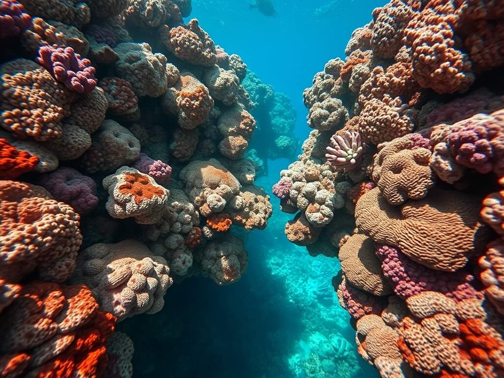 Colorful coral formations and diverse sea creatures showcased in breathtaking underwater shots from Cozumel, Mexico.