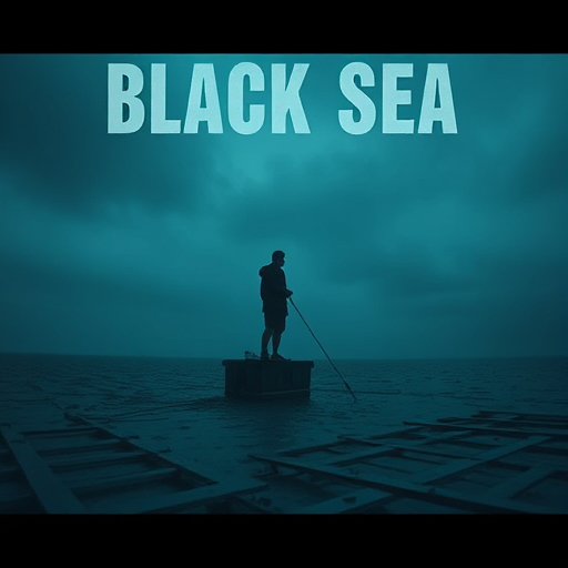 A view of the Black Sea, evoking themes from the movie 